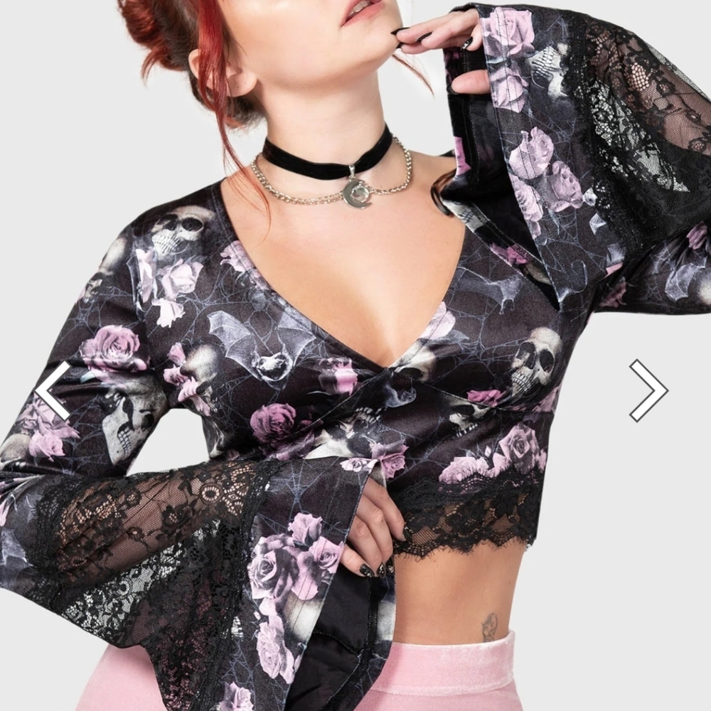 Killstar Crop Top - Picture 2 of 7
